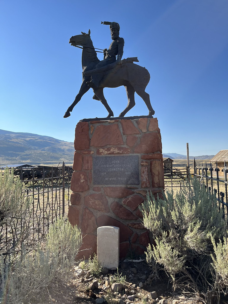 The grave of John Johnston in Cody, Wyoming.