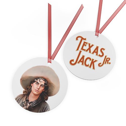 Texas Jack Junior Metal Ornament Dime Library