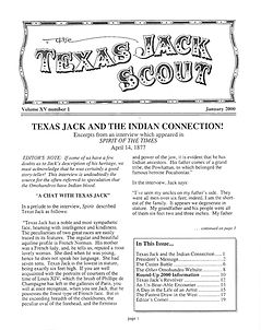 Texas Jack Association Scout - Issue 41 - January 2000
