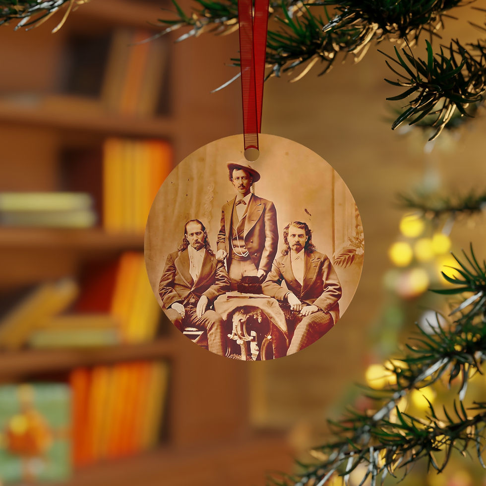 Thumbnail: The Scouts of the Plains Metal Ornament