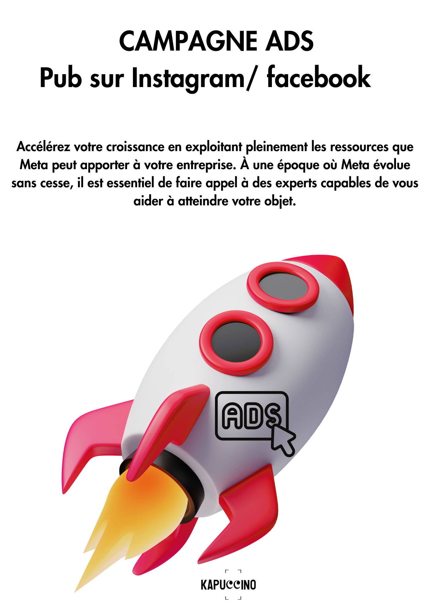 Campagnes publicitaires Meta par l'agence Kapuccino