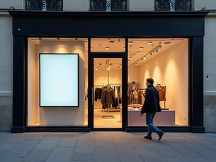 Affichage dynamique dans une boutique