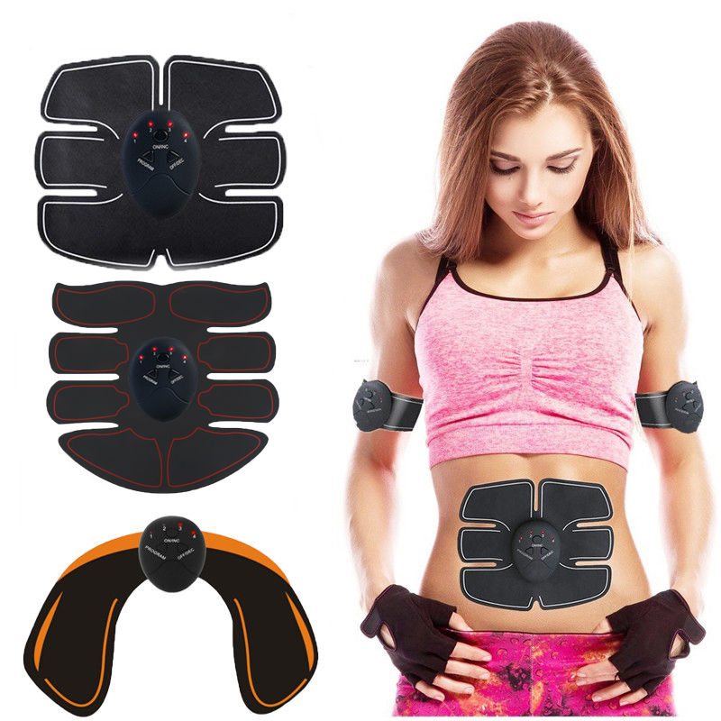 Thumbnail: Electric Muscle Stimulator EMS Wireless Buttocks Hip Trainer Abdominal ABS Stimu