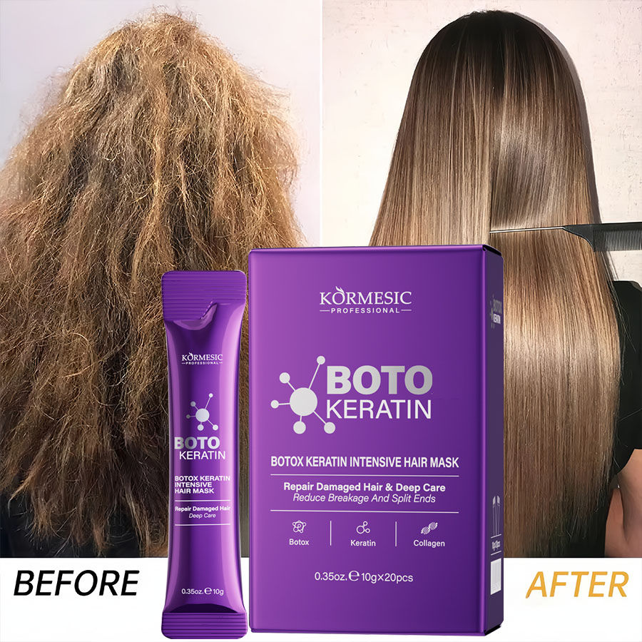 Thumbnail: Keratin Hair Mask Magical 5 Second Repair Damage Frizzy Soft Smooth Shiny Hair D