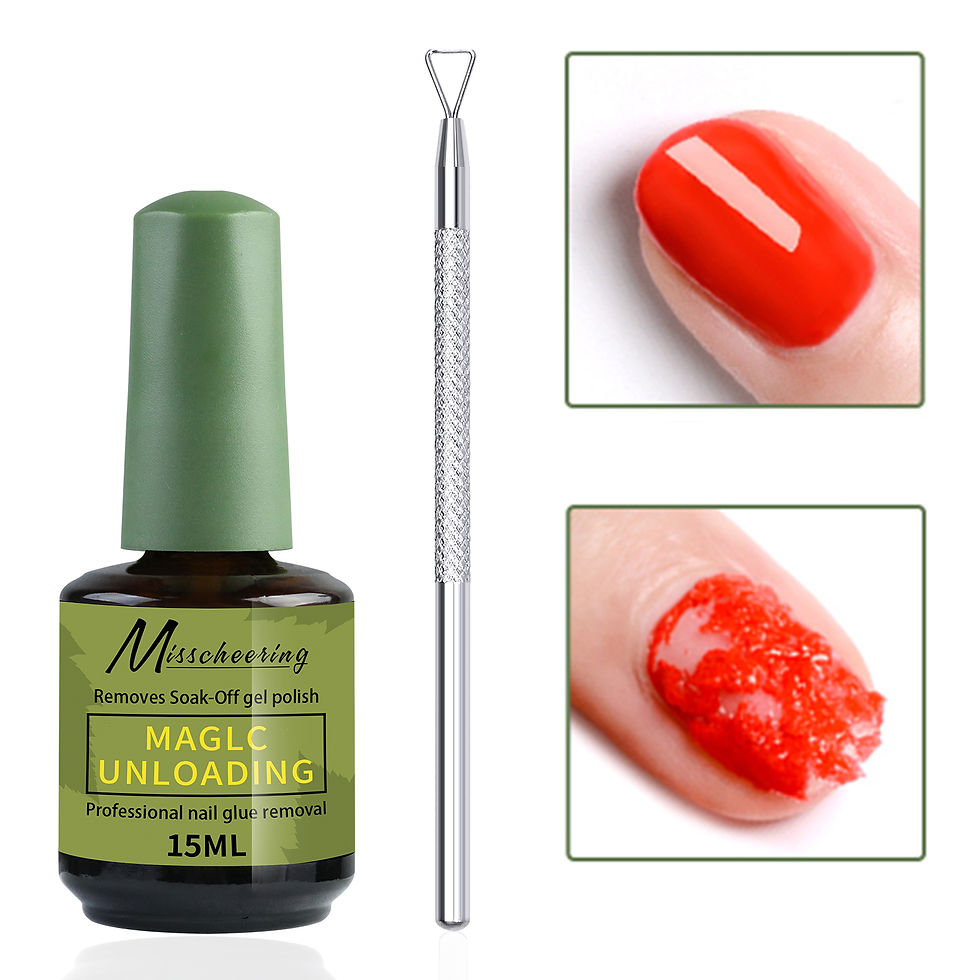 Thumbnail: Misscheering 15ml Magic Fast Nail Gel Polish Remover Clean UV Soak Off Semi Perm