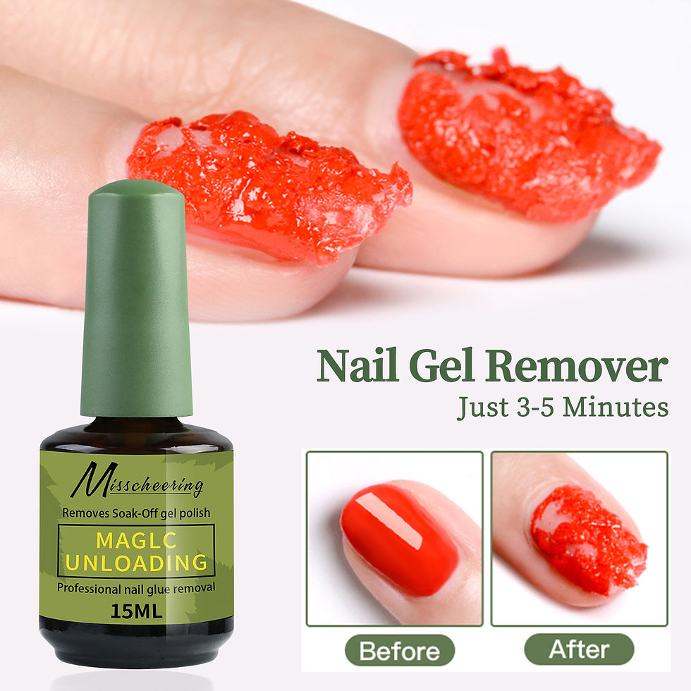 Thumbnail: Misscheering 15ml Magic Fast Nail Gel Polish Remover Clean UV Soak Off Semi Perm