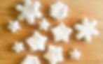 Easy homemade marshmallows made with Don Victor Pure Honey cut into star and snowflake shapes