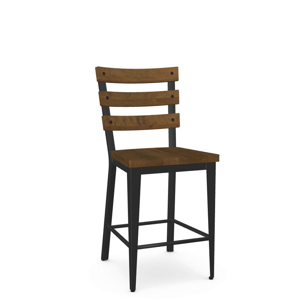 AMI Dexter Counter Stool- Wood Seat- 40323-26B