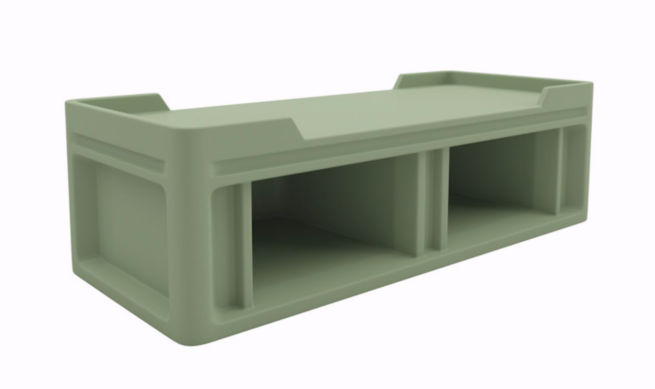Heavy Duty Molded Bed 1.5