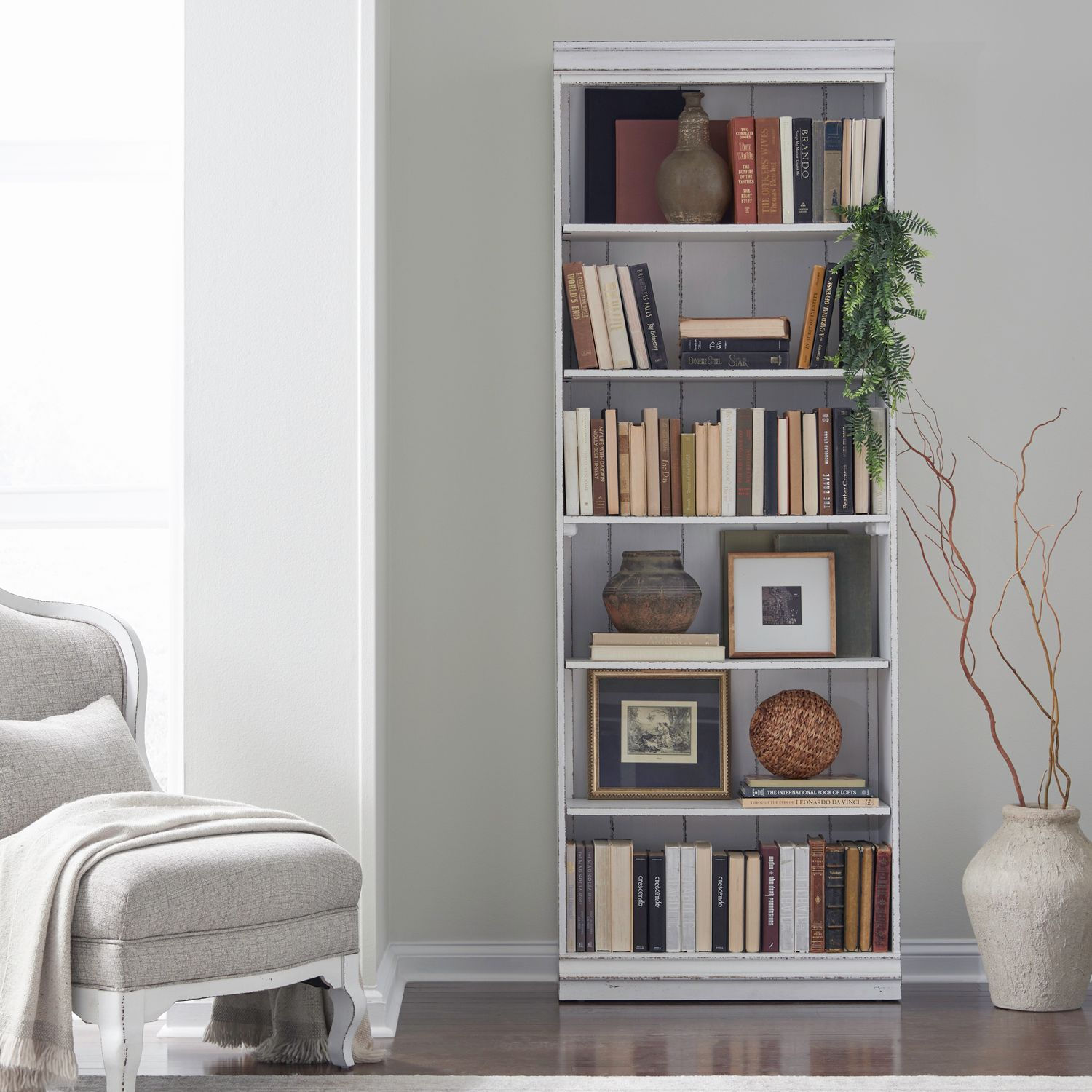 LIB Magnolia Manor 84" Bookcase