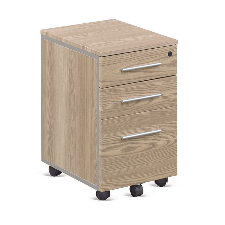 NBF At Work Mobile File Storage Pedestal - 16.5"W x 20.5"D