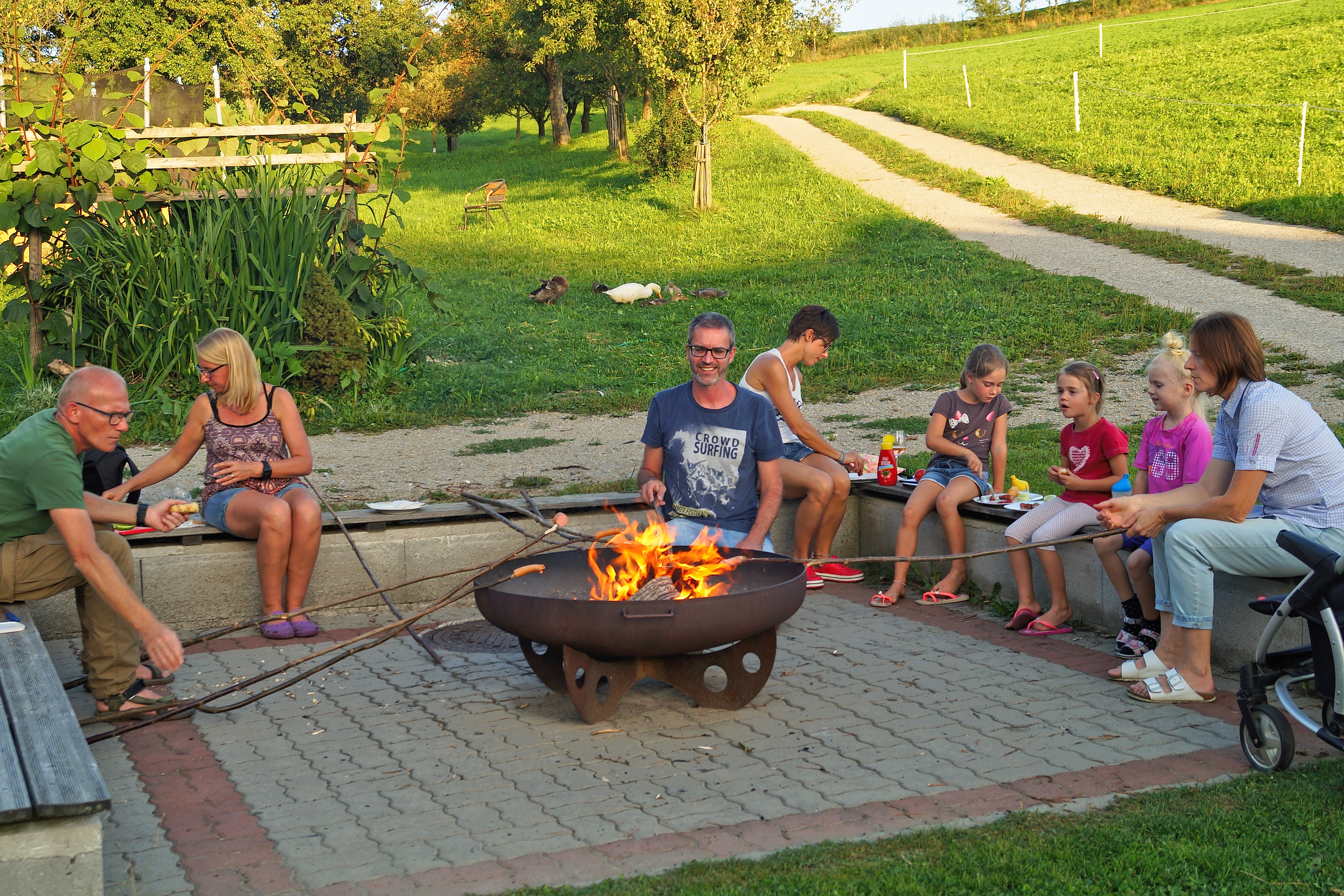 Gemütliches Lagerfeuer