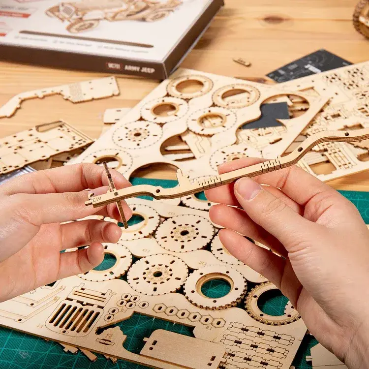Thumbnail: ROKR Prime Steam Express Train 3D Wooden Puzzle
