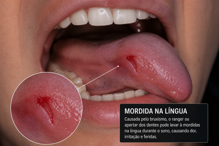 mordeu a linguá