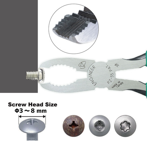PZ-55 Screw Removal Pliers | ENGINEER INC.-Global