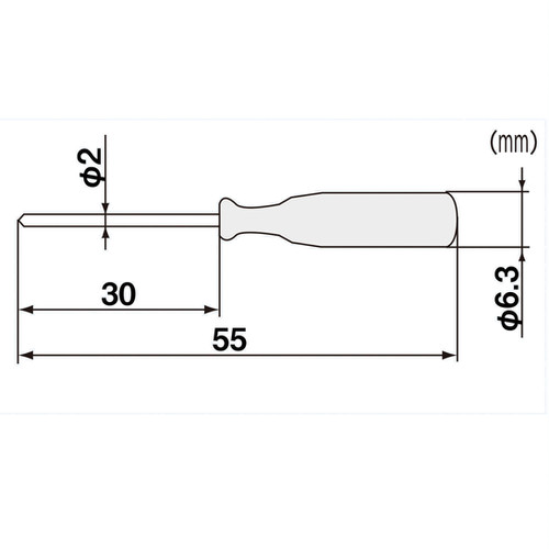 まるはのドライバーさん専用 パールドライバー ミニ 精密 +No.000 DZ-02