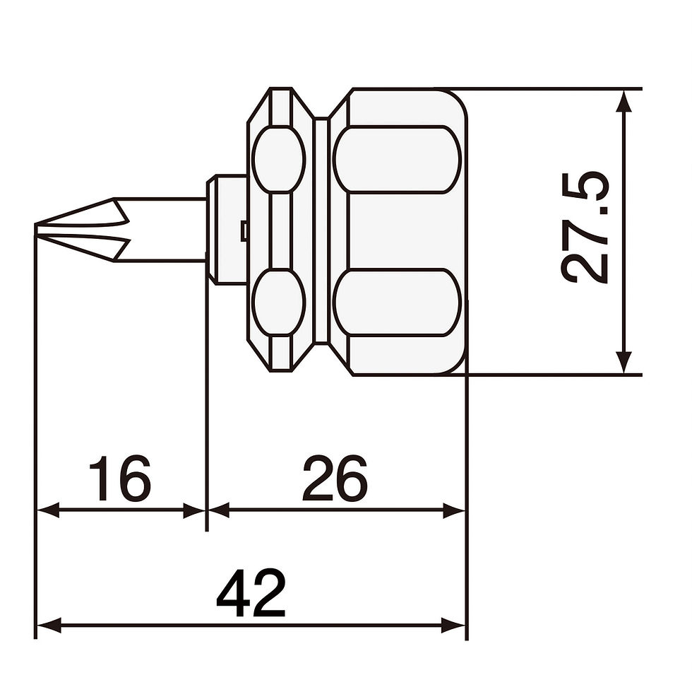 Miniatyrbild: DST-07 Miniatyr vändbar drivrutin