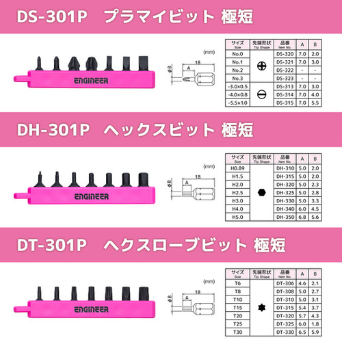 DXZ-12P ネジレスQセット | 株式会社エンジニア
