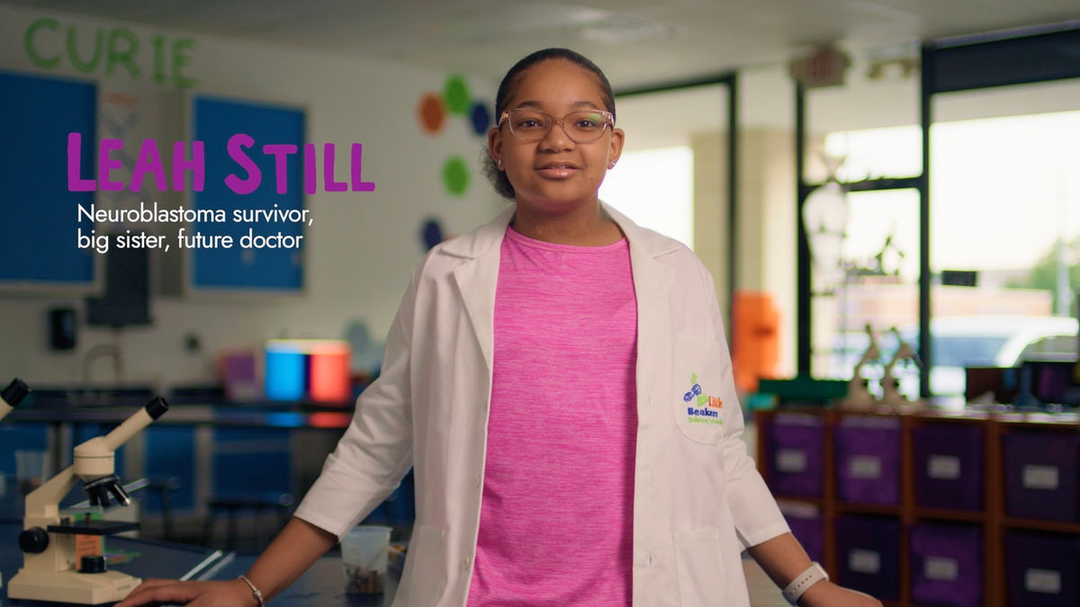 Devon and Leah Still in Braving Neuroblastoma