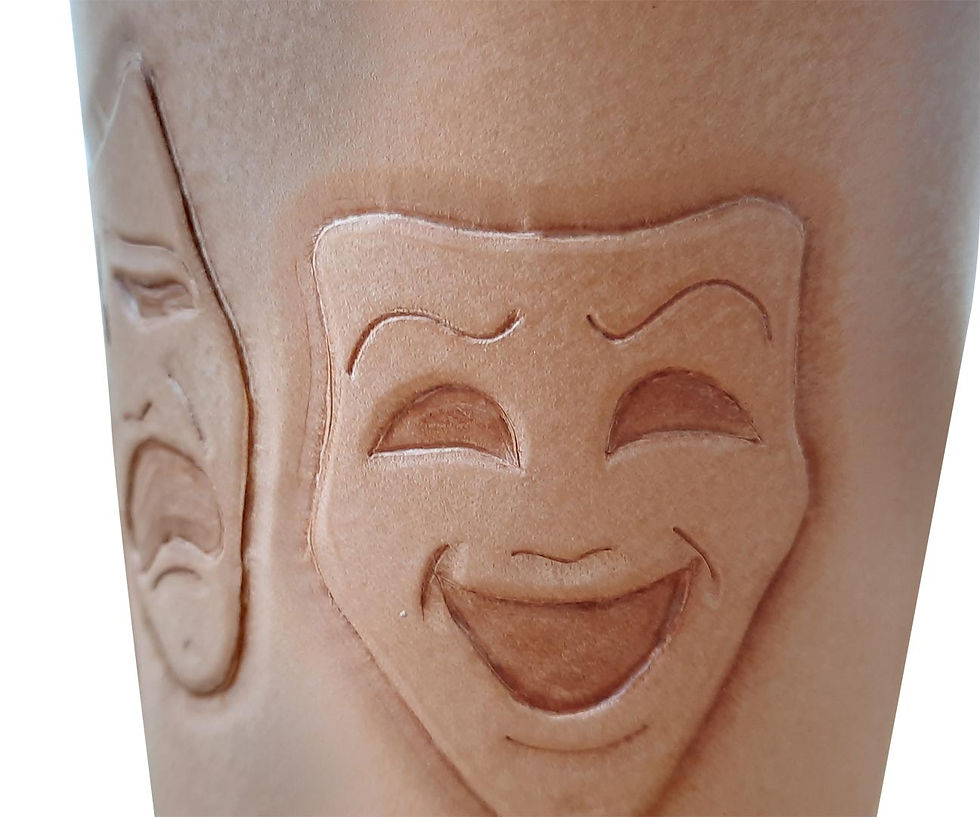 Thumbnail: Theatre Mask - Coffee Sleeve