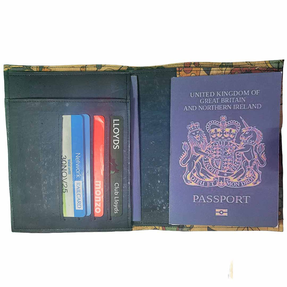Thumbnail: Vegan Cork Passport Holder Travel Companion