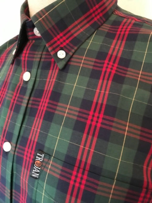 サムネイル： トロージャン　タータンチェック　シャツ　TC1004