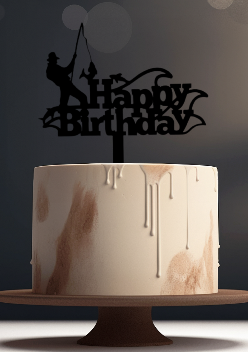 Basic Cake Topper - Fisherman