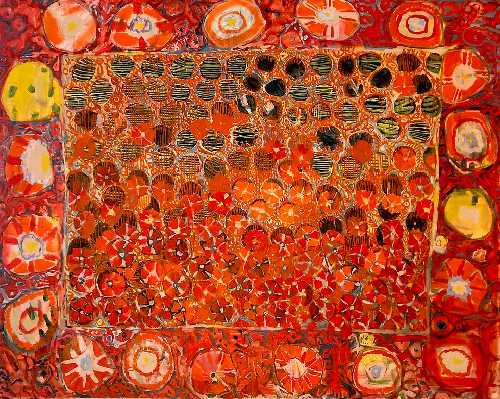 増田佳江《Untitled》2016, 72.7x91cm, 油彩、キャンバス