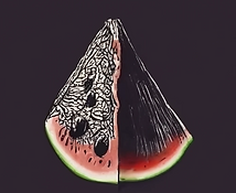 craiyon_230534_rotten_watermelon_divided_in_half__dark__dramatic__minimal.png