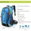 Thumbnail: 40L Waterproof Climbing Backpack Rucksack for Men/Women