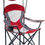 Thumbnail: Camp Chair with Shade Canopy Folding Camping Recliner Chair with Carry Bag for O