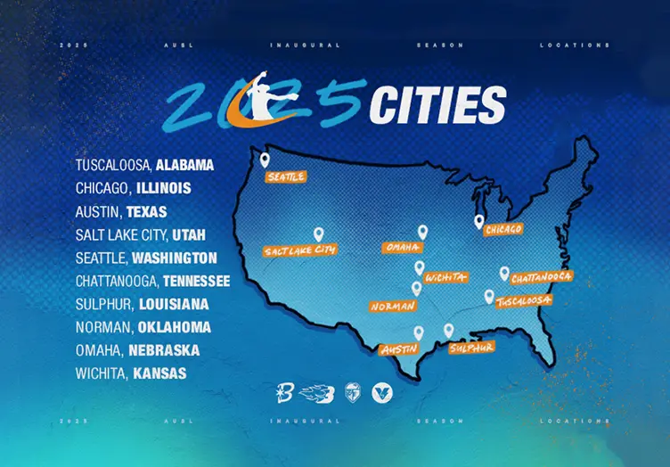 2025 AUSL cities (AUSL)