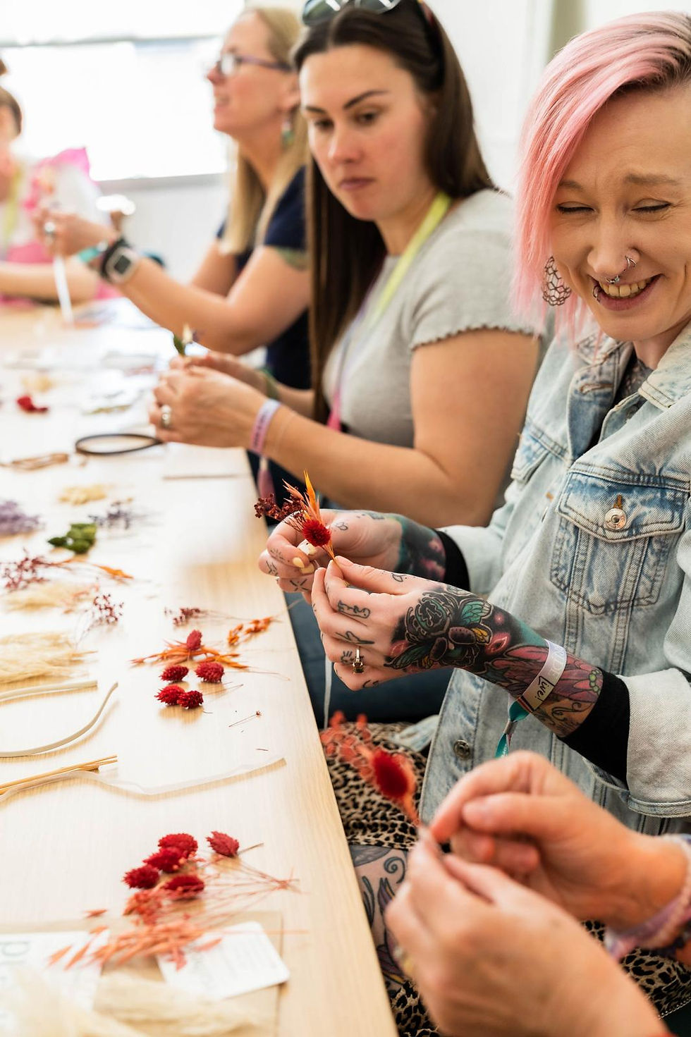 Floral Headdress Workshop with Petalhead Flowers
