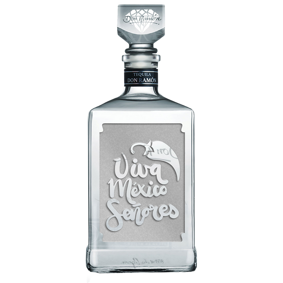 Tequila Añejo Cristalino Platinum Viva Mexico Señores
