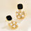 Thumbnail: Korean Earrings Gold Plated & Shinny for Women Girls Light Weight western Trendy