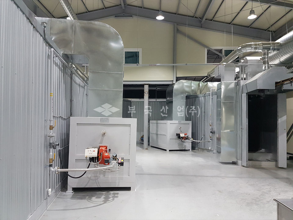 건조설비 건조로 열교환기 수동가마 박스오븐 U.V ROOM 직화식 열교환기 간접식 열교환기