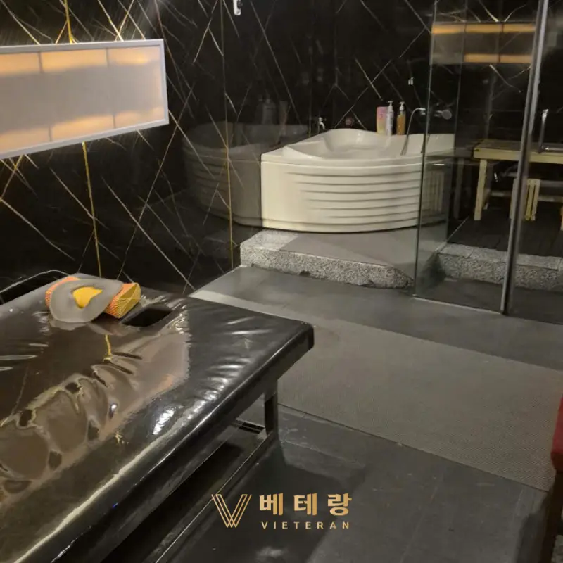 호치민 딸기 때밀이 스파 내부