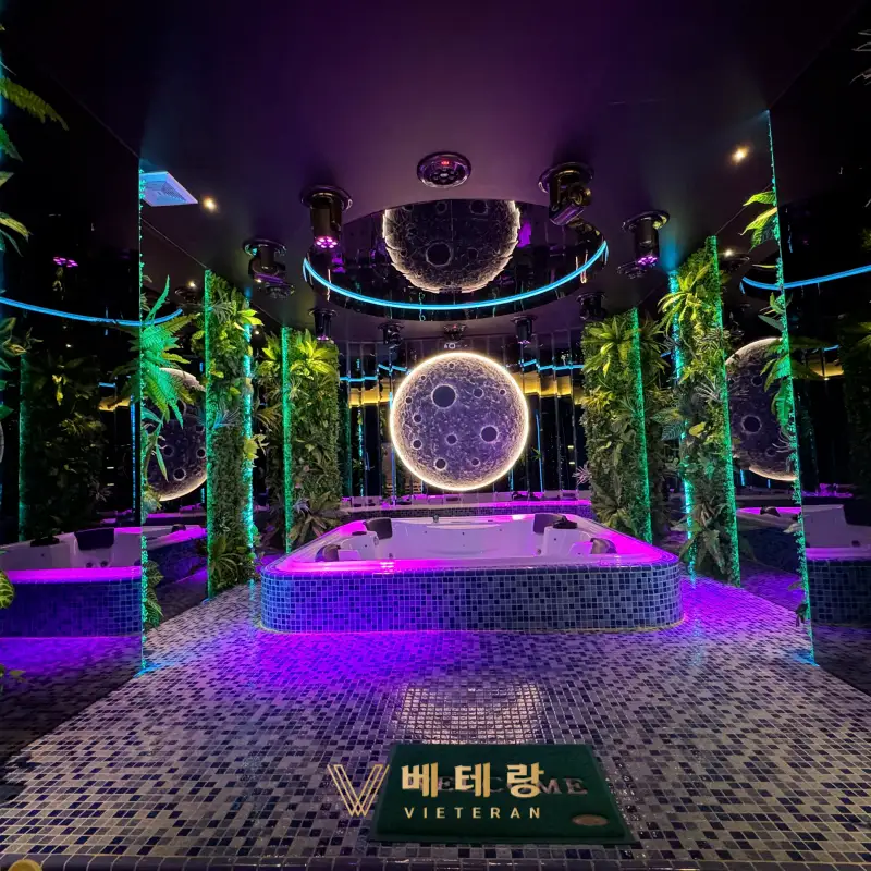 호치민 황룡 마사지 룸