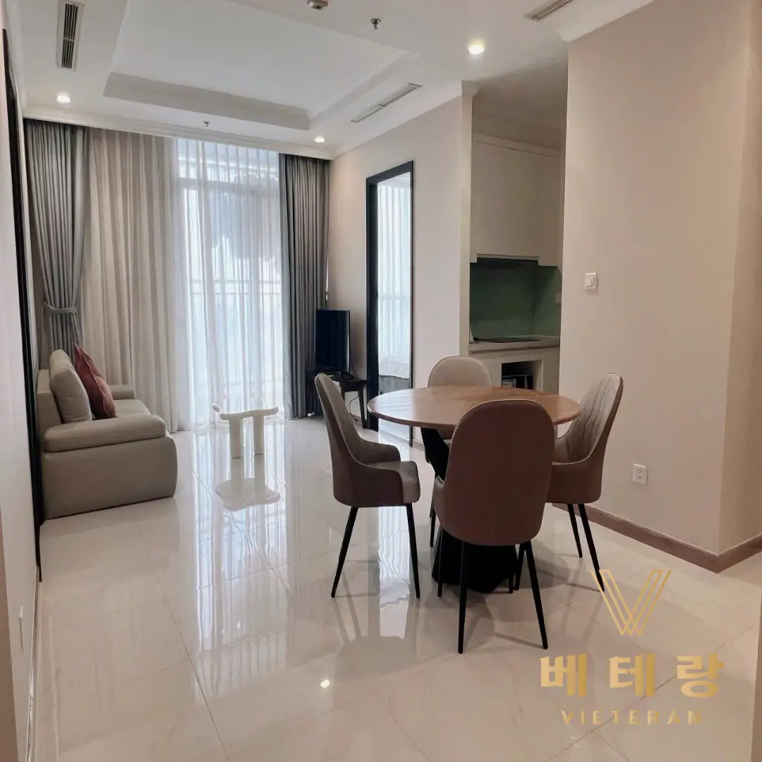 호치민 빈홈 센트럴파크 아파트 거실 사진