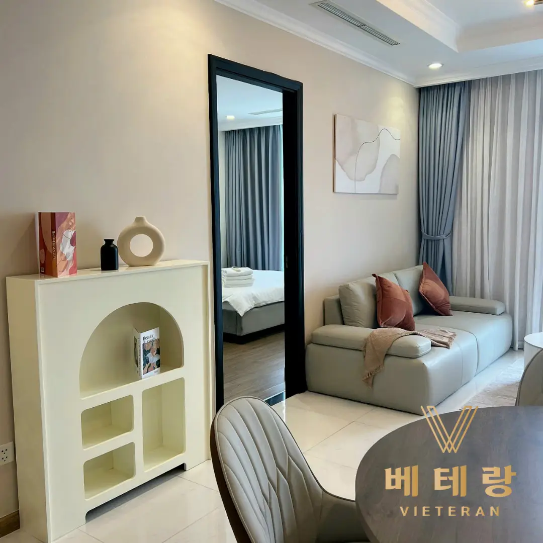 호치민 빈홈 센트럴파크 아파트 거실