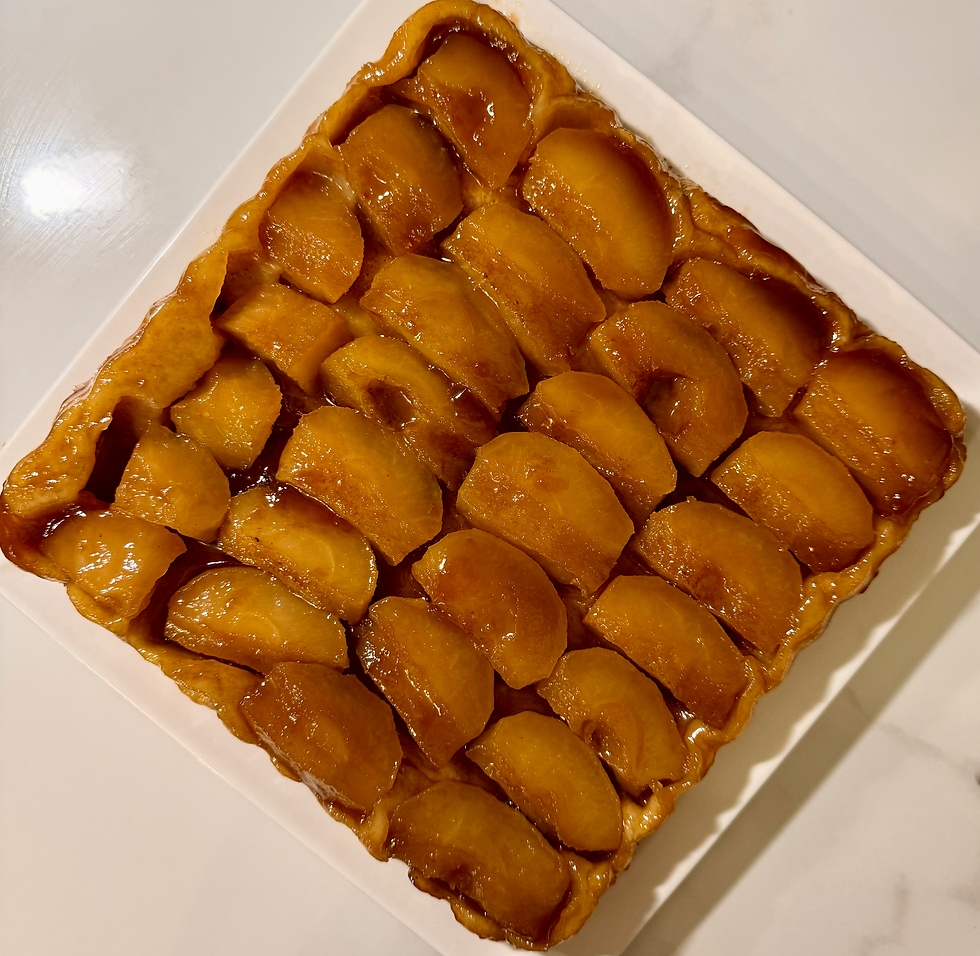 Tarte tatin aux pommes au caramel doux, dessert maison facile et gourmand