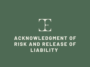 ACKNOWLEDGMENT OF RISK AND RELEASE OF LIABILITY