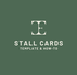 STALL CARDS