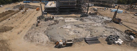 geothermal borefield construction