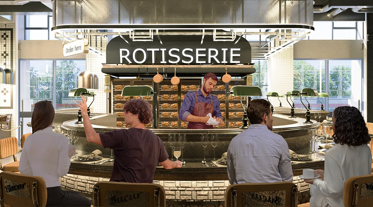 Marketta Food Hall Floreasca Bucuresti foarte aproape de inaugurare