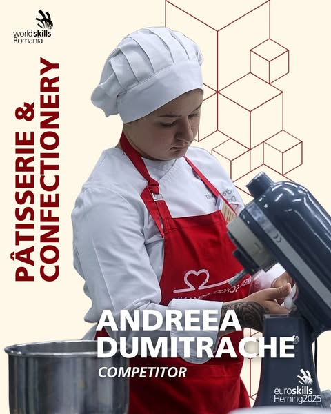 România concurează la EuroSkills Herning, Cooking & Pâtisserie