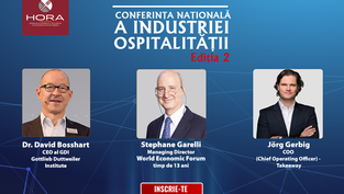 Conferinta Nationala a Industriei Ospitalitatii va avea loc pe 11-12 Aprilie, la JW Marriott Buchare