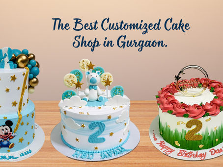 Order Best Eggless Customized Cake Shop in Gurgaon By Cake Plaza
