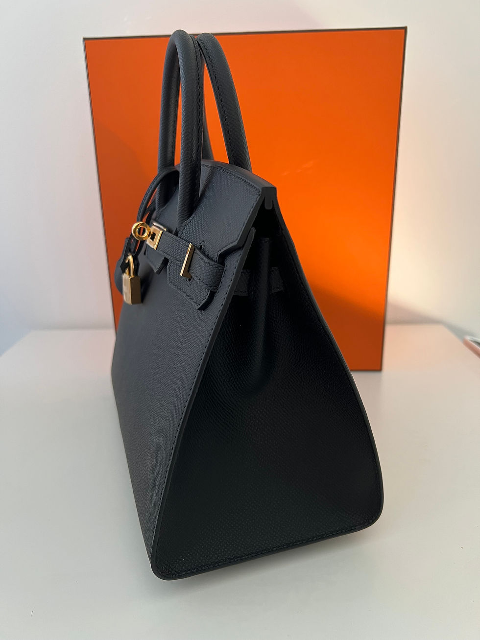 Thumbnail: Birkin 25 Sellier Epsom Black GHW