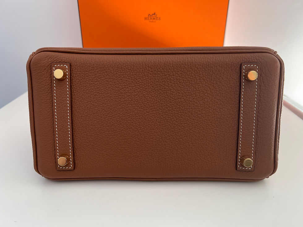 Thumbnail: Hermes Birkin 25 Togo Gold GHW